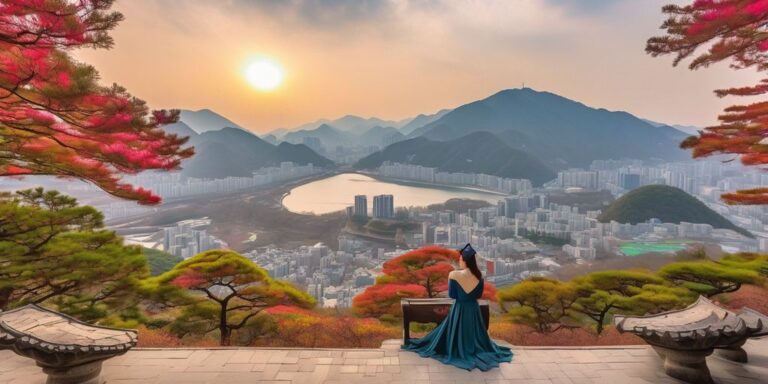 solo traveler in South Korea landmarks