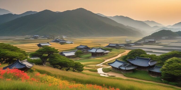 nomad in South Korea landscape